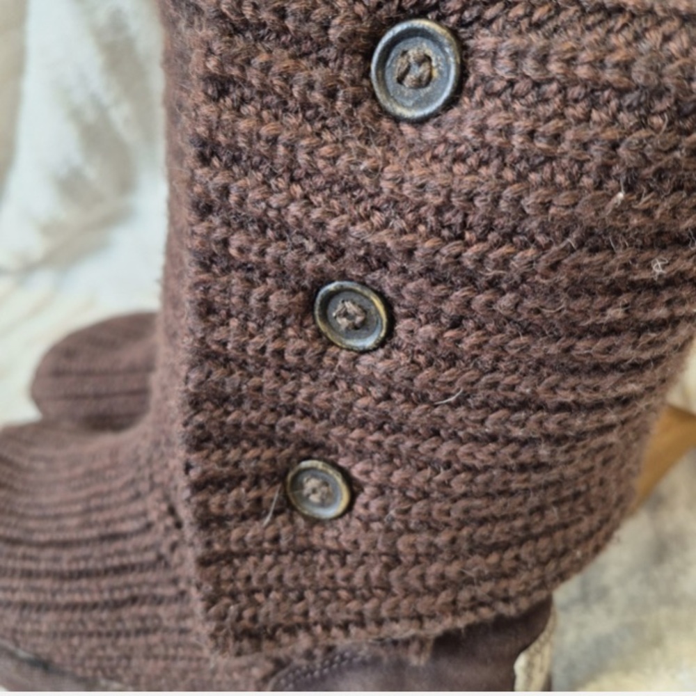 NWOT! UGG Australia Cardy Boots Knit tall Fold Over. - Picture 4 of 13
